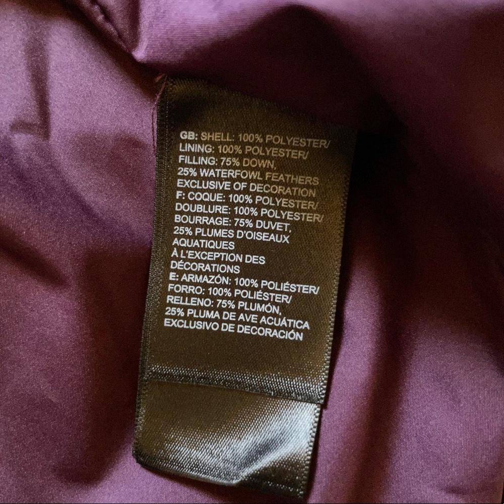 The North Face Women’s Metropolis Parka Coat In Blackberry Wine - Picture 7 of 10
